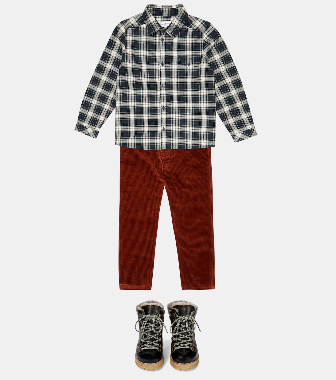 Camisa de algodón a cuadros | Tartine et Chocolat