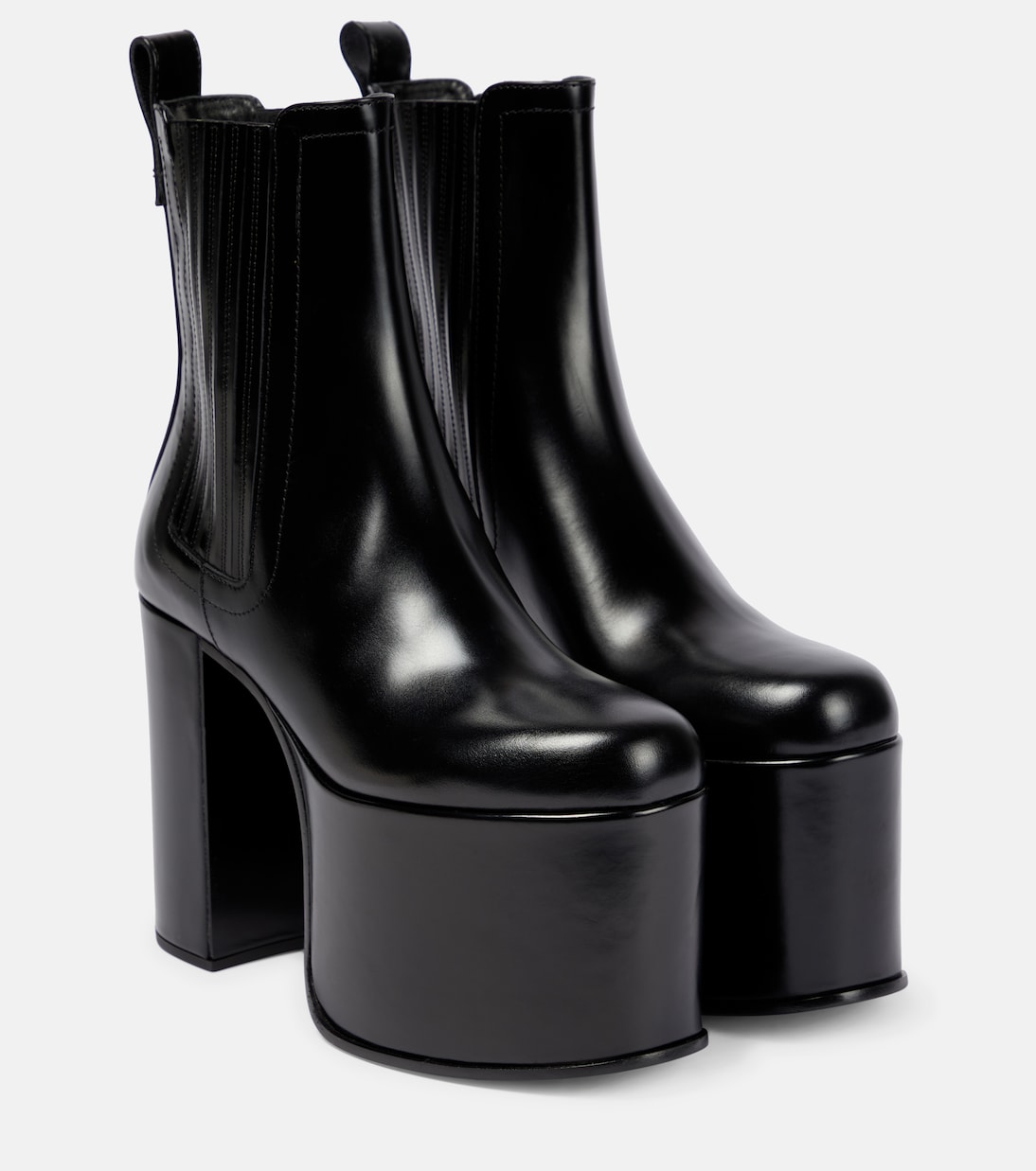 Club platform leather ankle boots | Valentino Garavani
