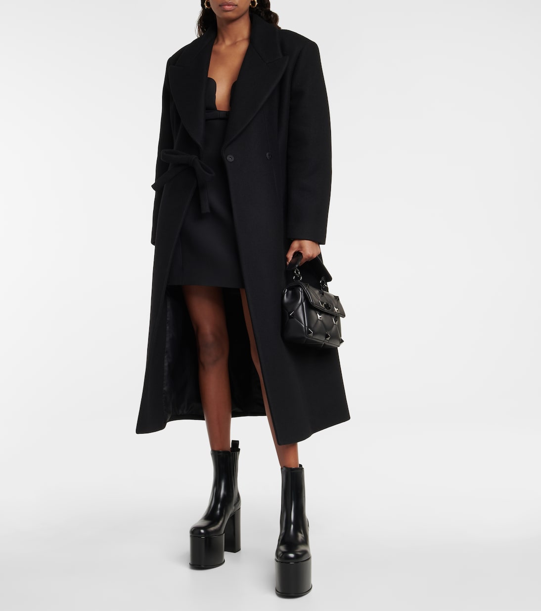Club platform leather ankle boots | Valentino Garavani