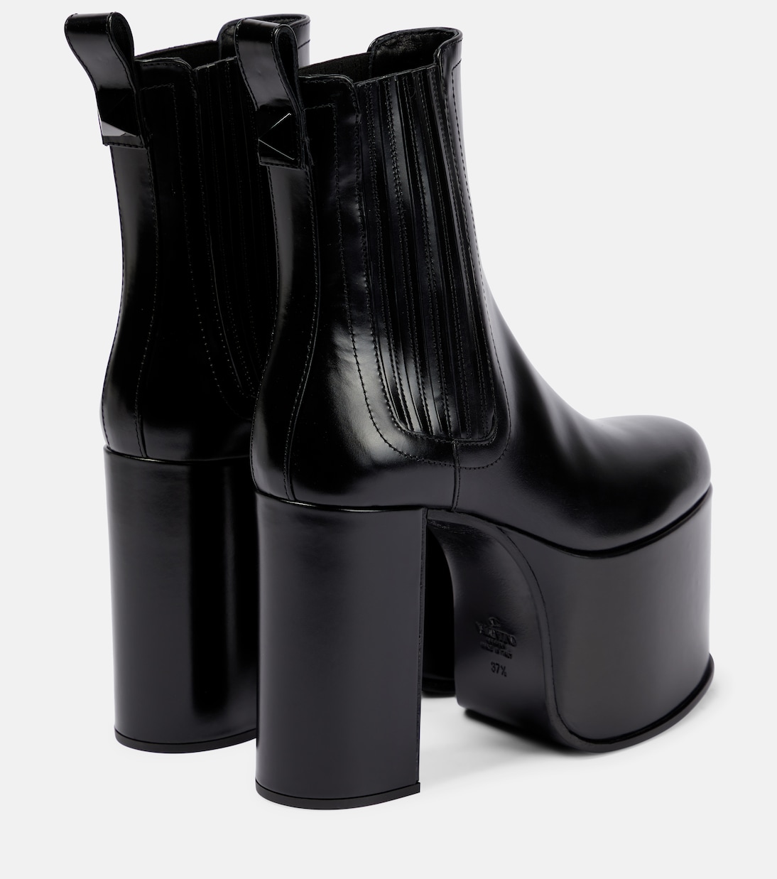 Club platform leather ankle boots | Valentino Garavani