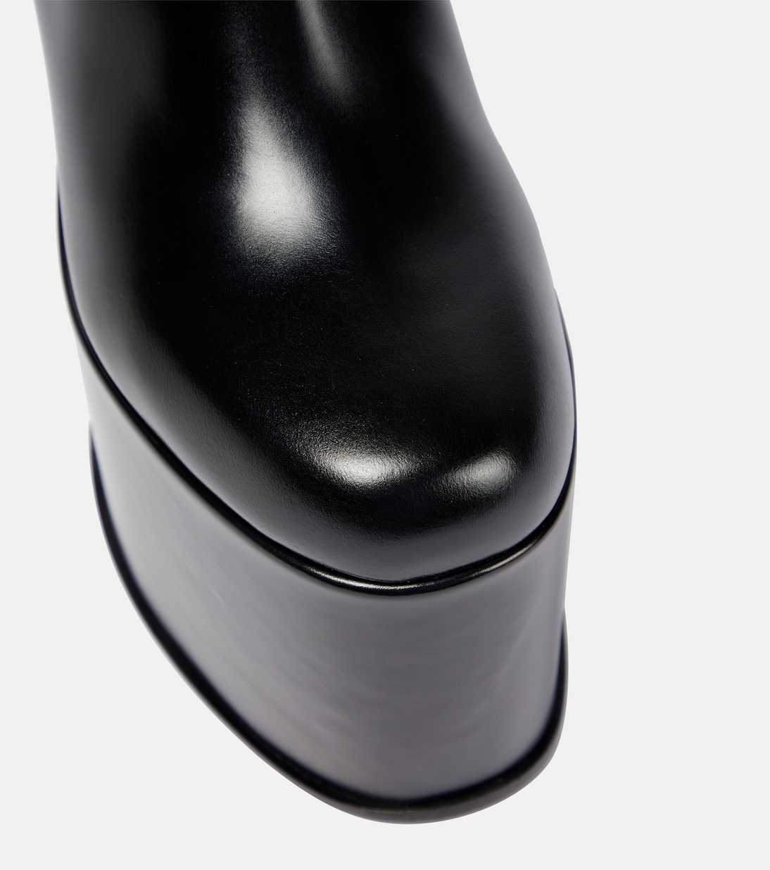 Club platform leather ankle boots | Valentino Garavani