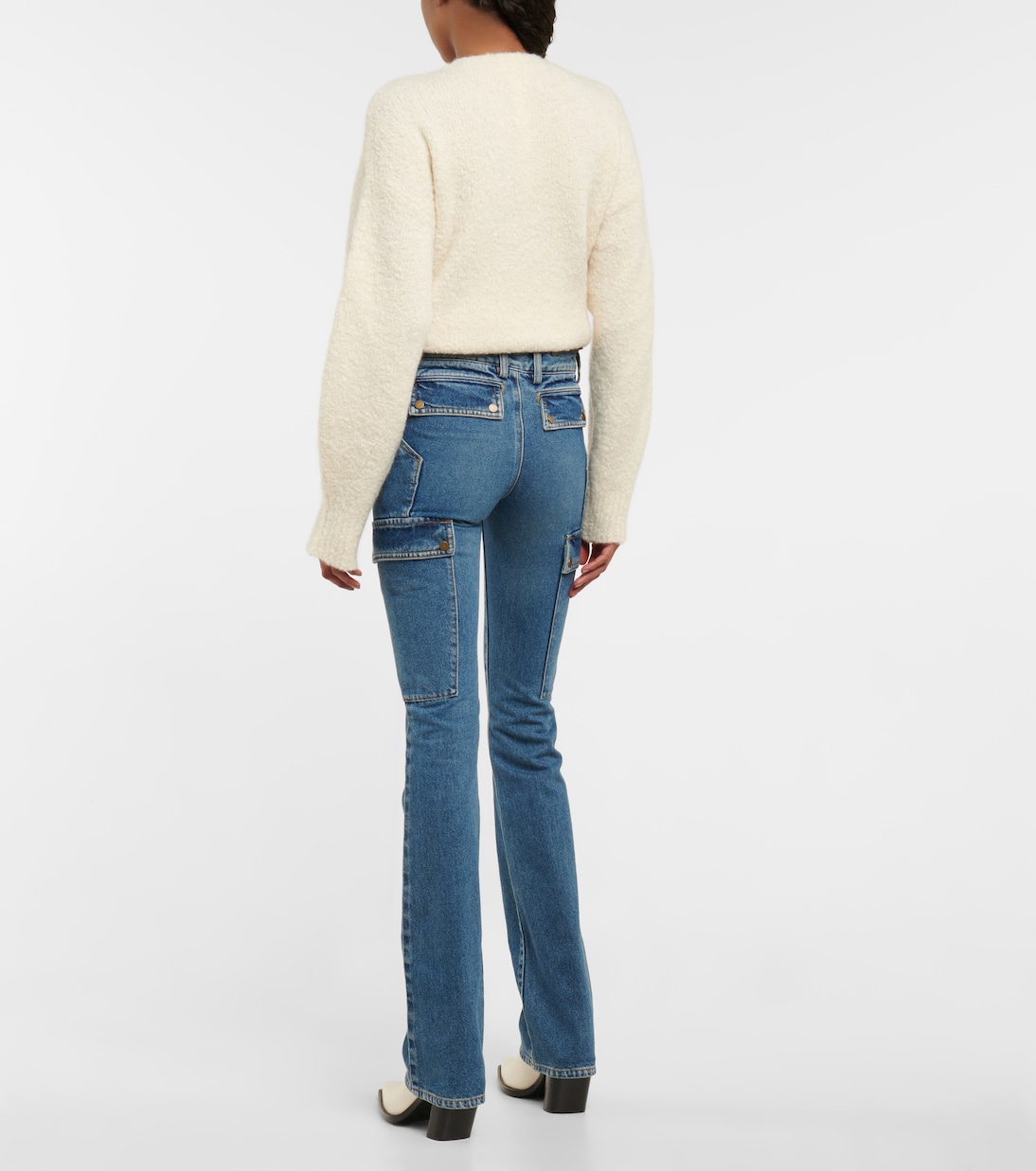 Genadio low-rise flared jeans | Petar Petrov