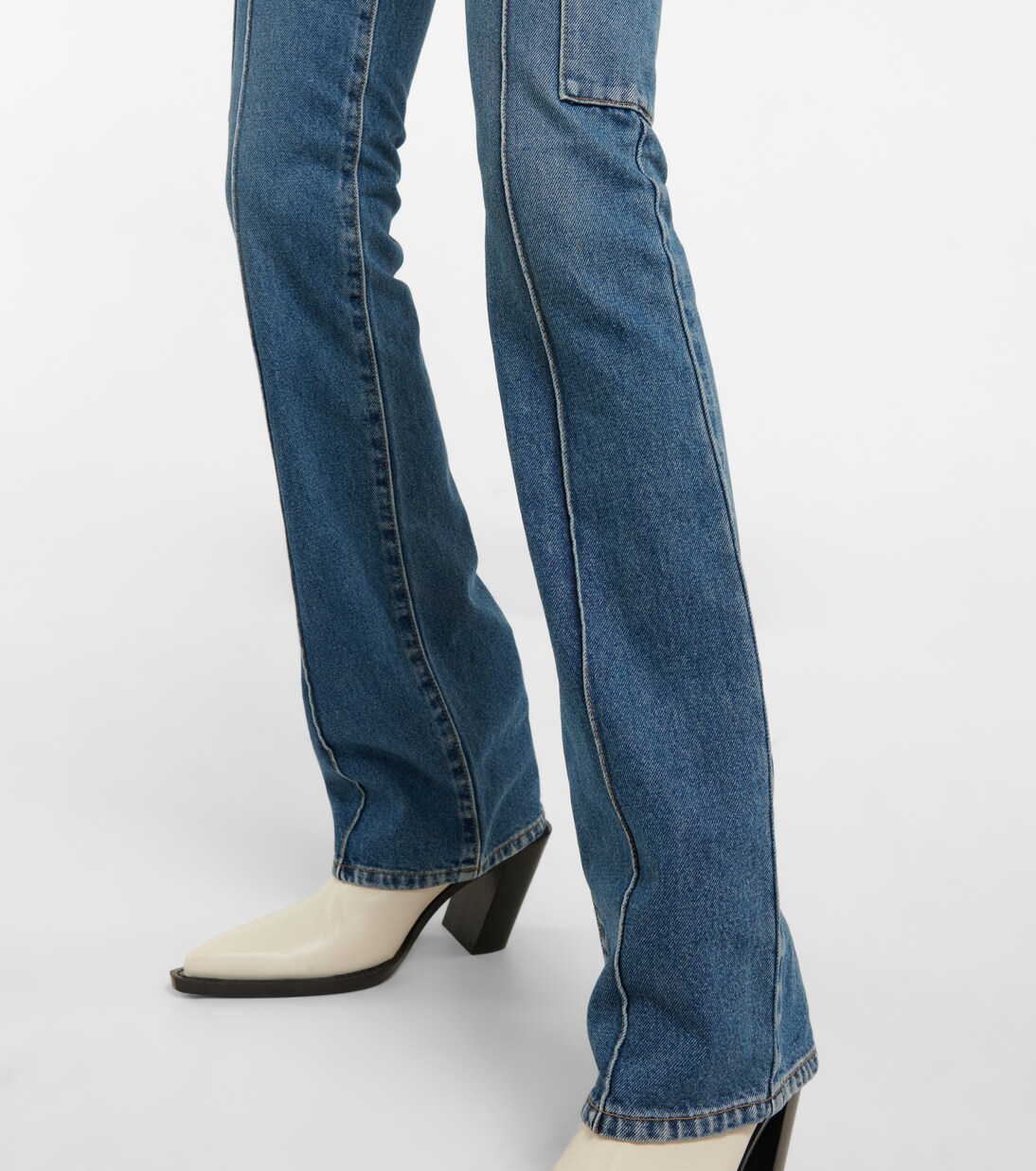 Genadio low-rise flared jeans | Petar Petrov