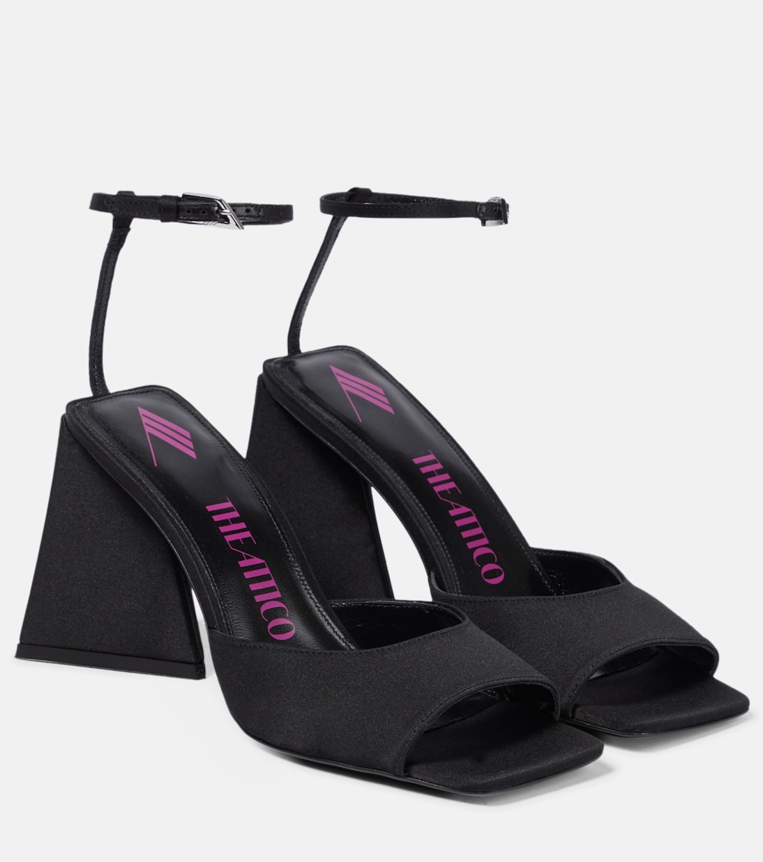 Sandali slingback Piper in raso | The Attico