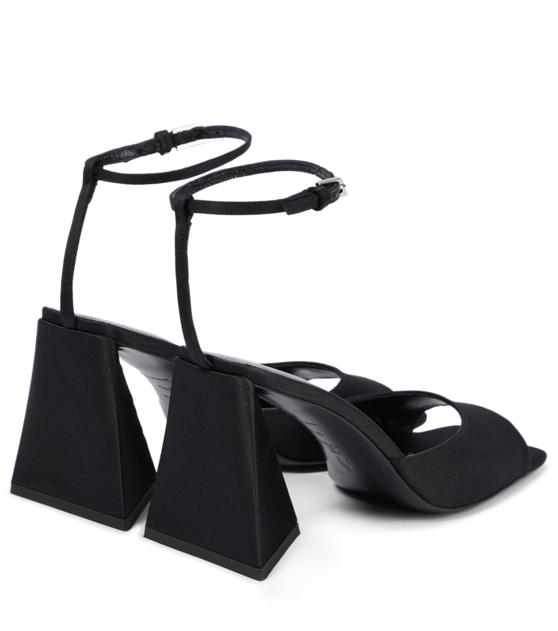 Sandali slingback Piper in raso | The Attico