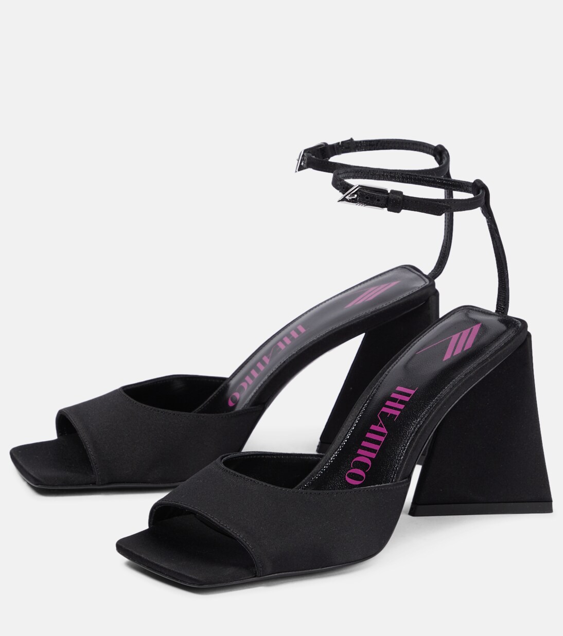 Sandali slingback Piper in raso | The Attico