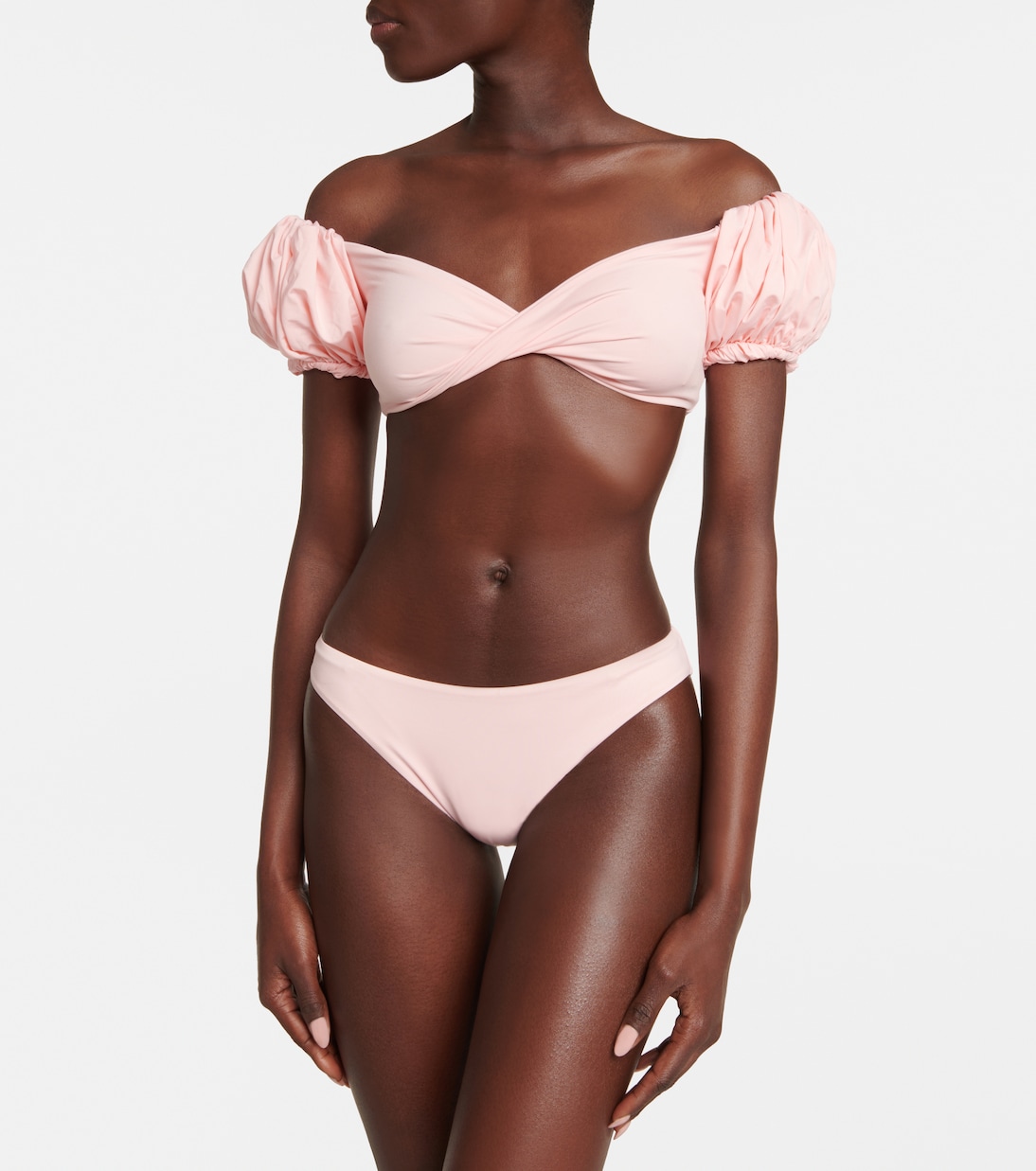 Puff-sleeve bikini top | Giambattista Valli