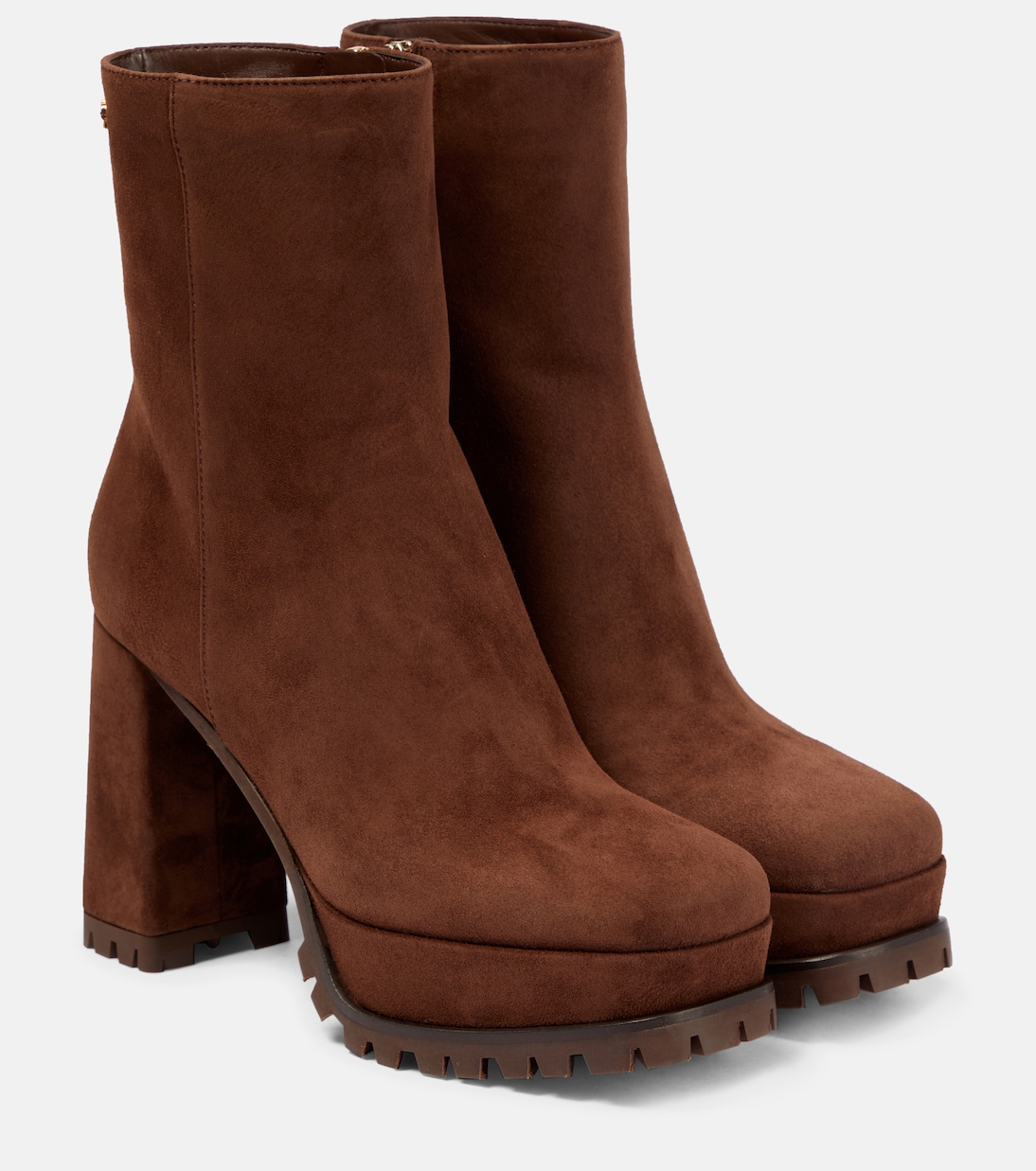 Harlem suede platform ankle boots | Gianvito Rossi