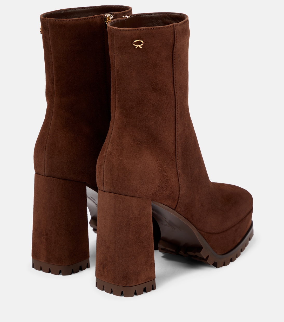 Harlem suede platform ankle boots | Gianvito Rossi