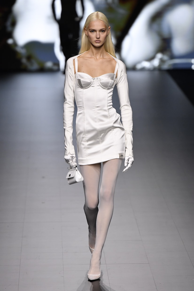 x Kim – Robe en satin | Dolce&Gabbana