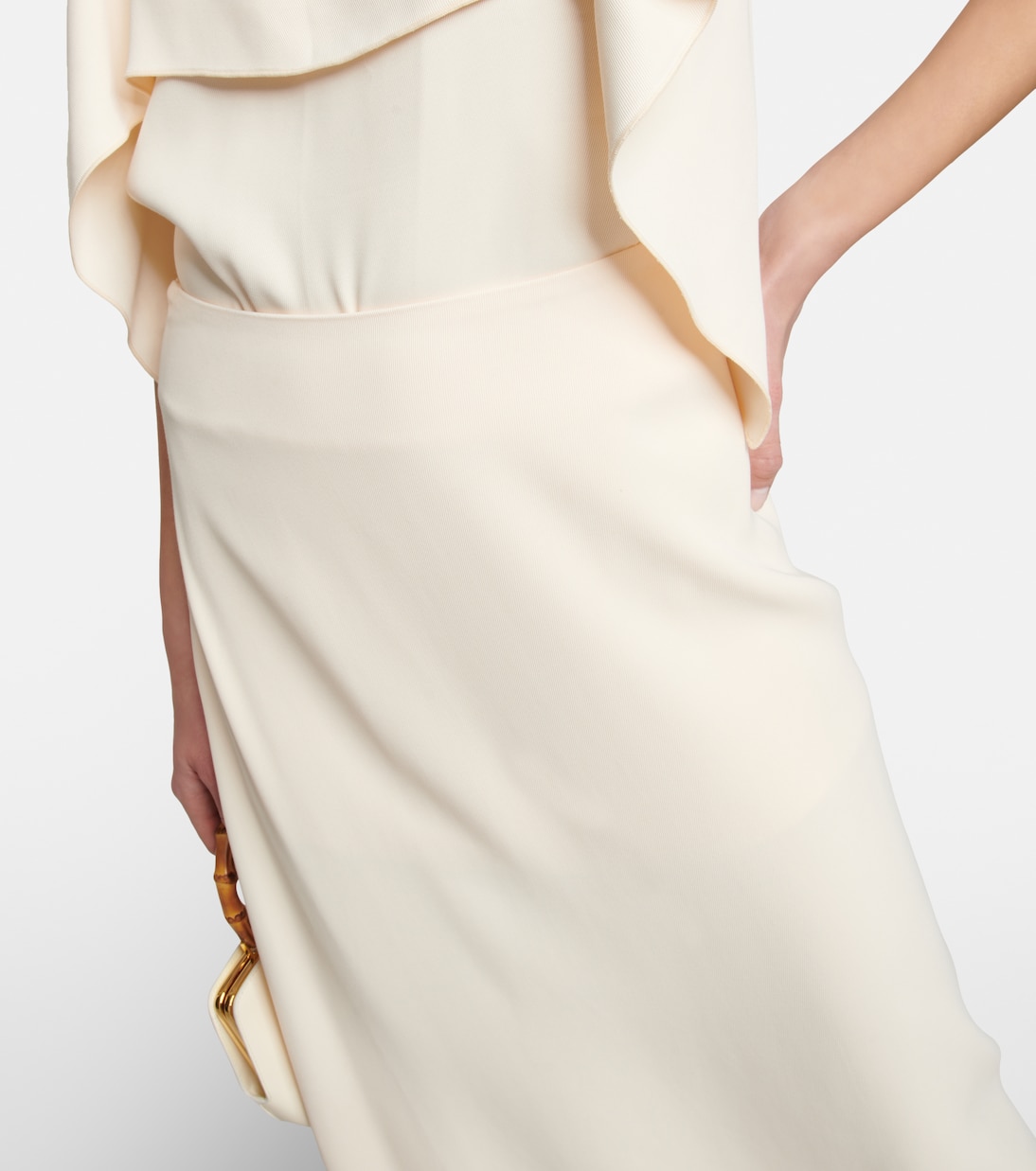 Crêpe midi skirt | Toteme