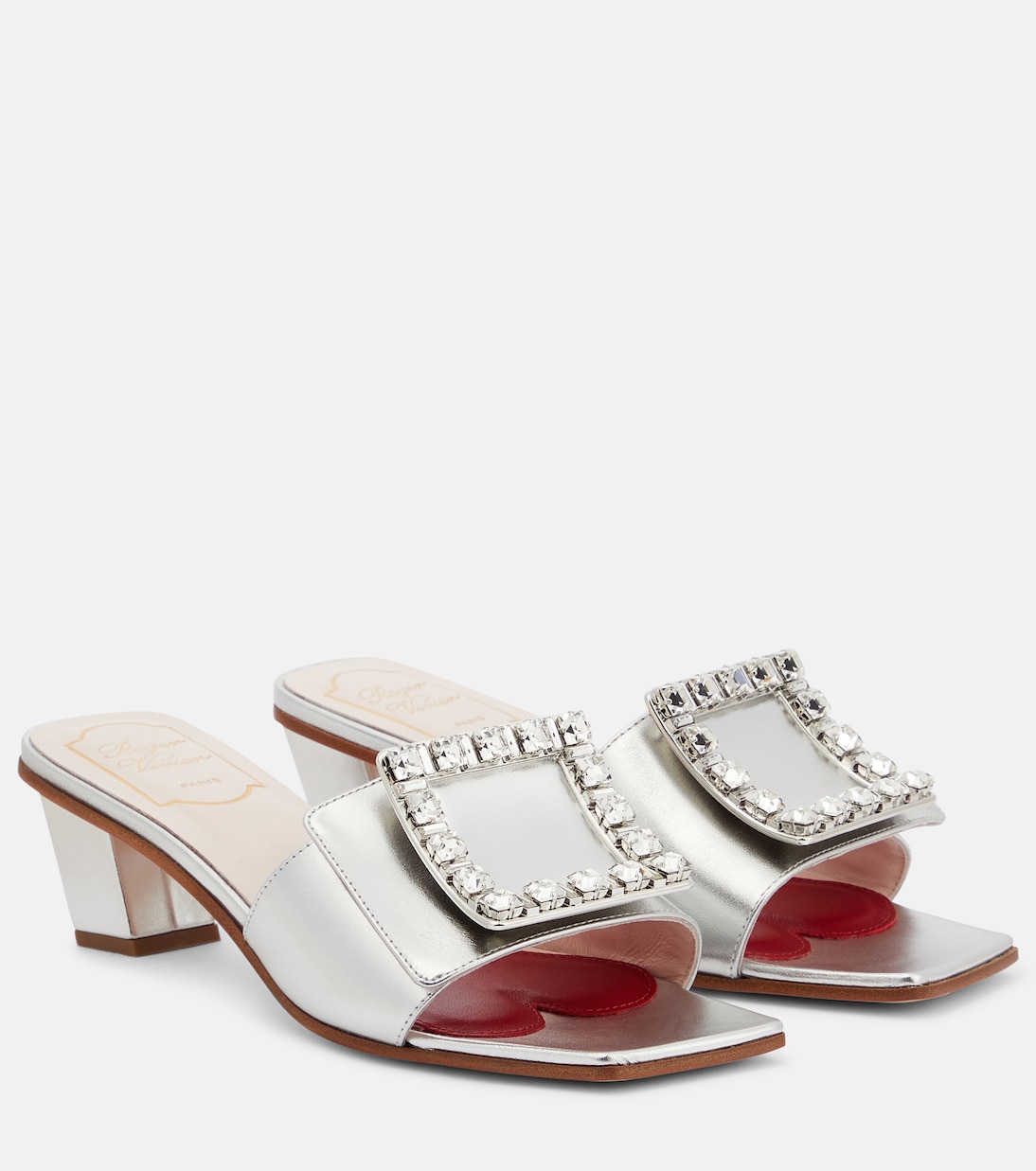 Pantoletten Love 45 aus Leder | Roger Vivier
