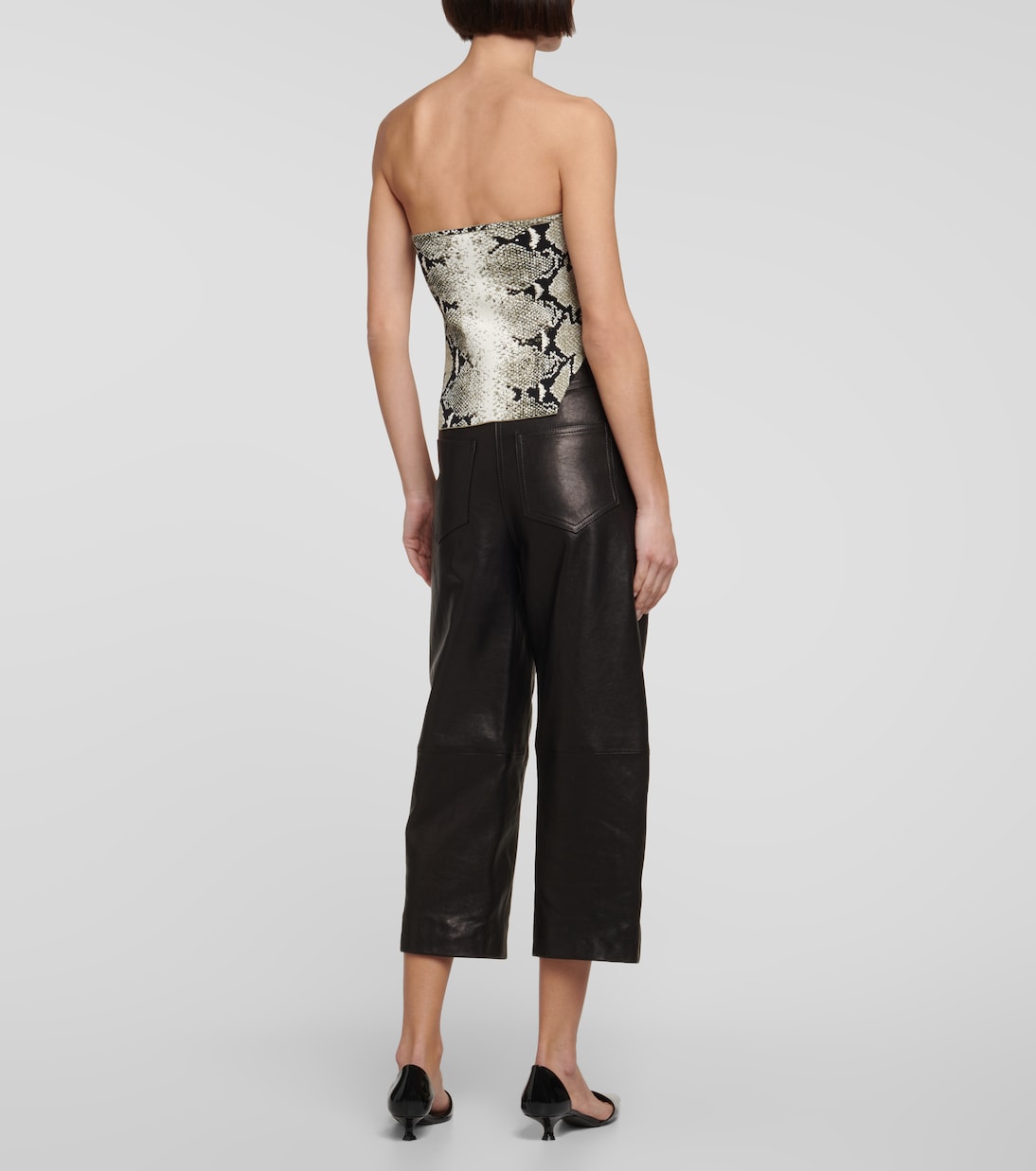 Top con estampado de serpiente | Khaite