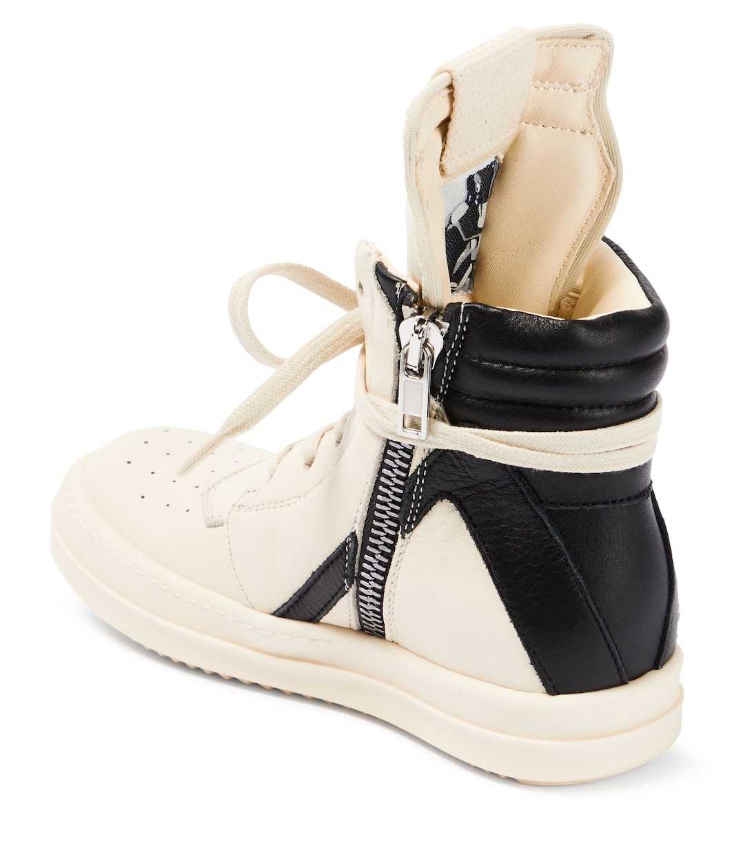 Geobasket leather high-top sneakers | Rick Owens Kids