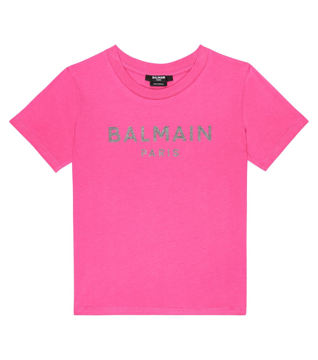 T-Shirt aus Baumwoll-Jersey | Balmain Kids