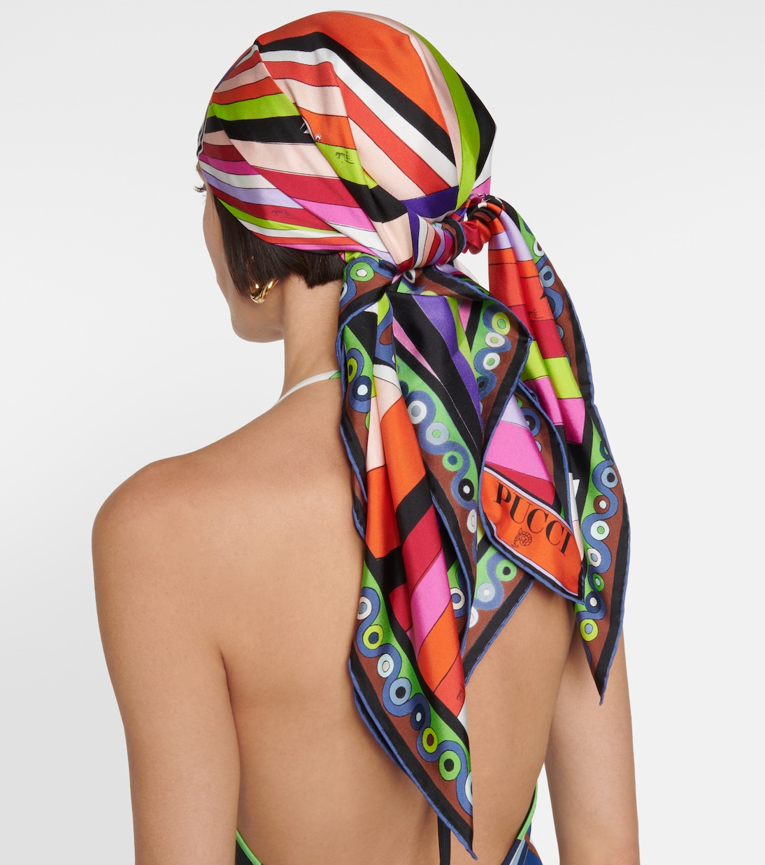 Pañuelo Iride de sarga de seda | Pucci