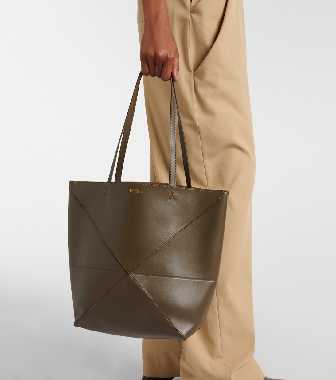 Borsa Puzzle Fold Medium in pelle | Loewe