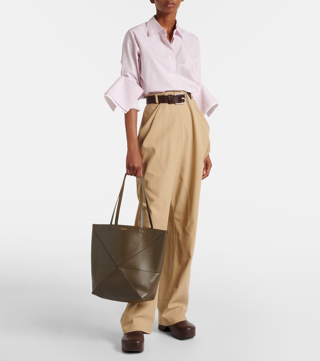 Borsa Puzzle Fold Medium in pelle | Loewe