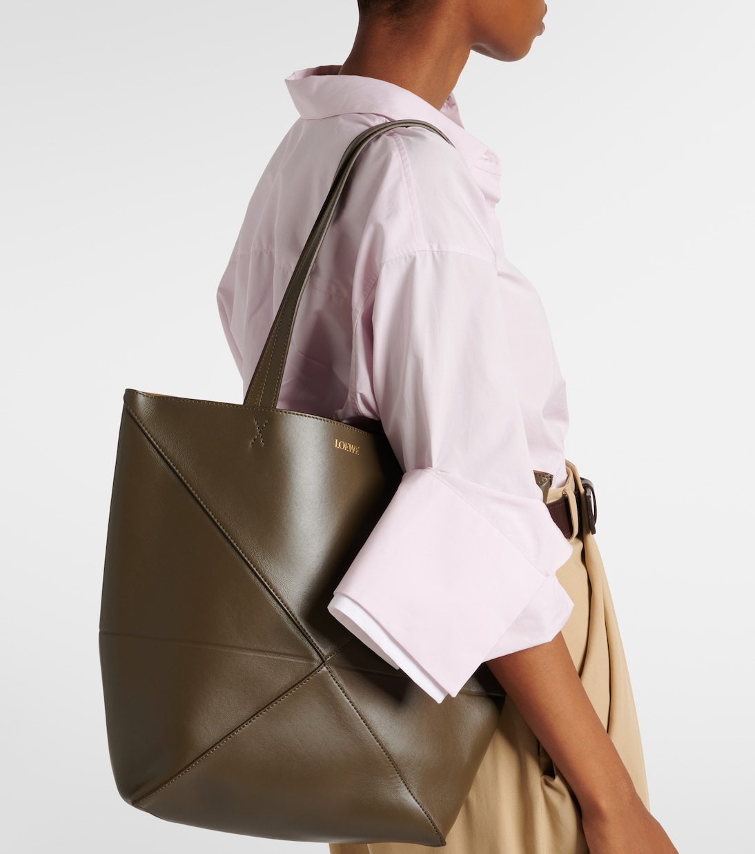 Borsa Puzzle Fold Medium in pelle | Loewe