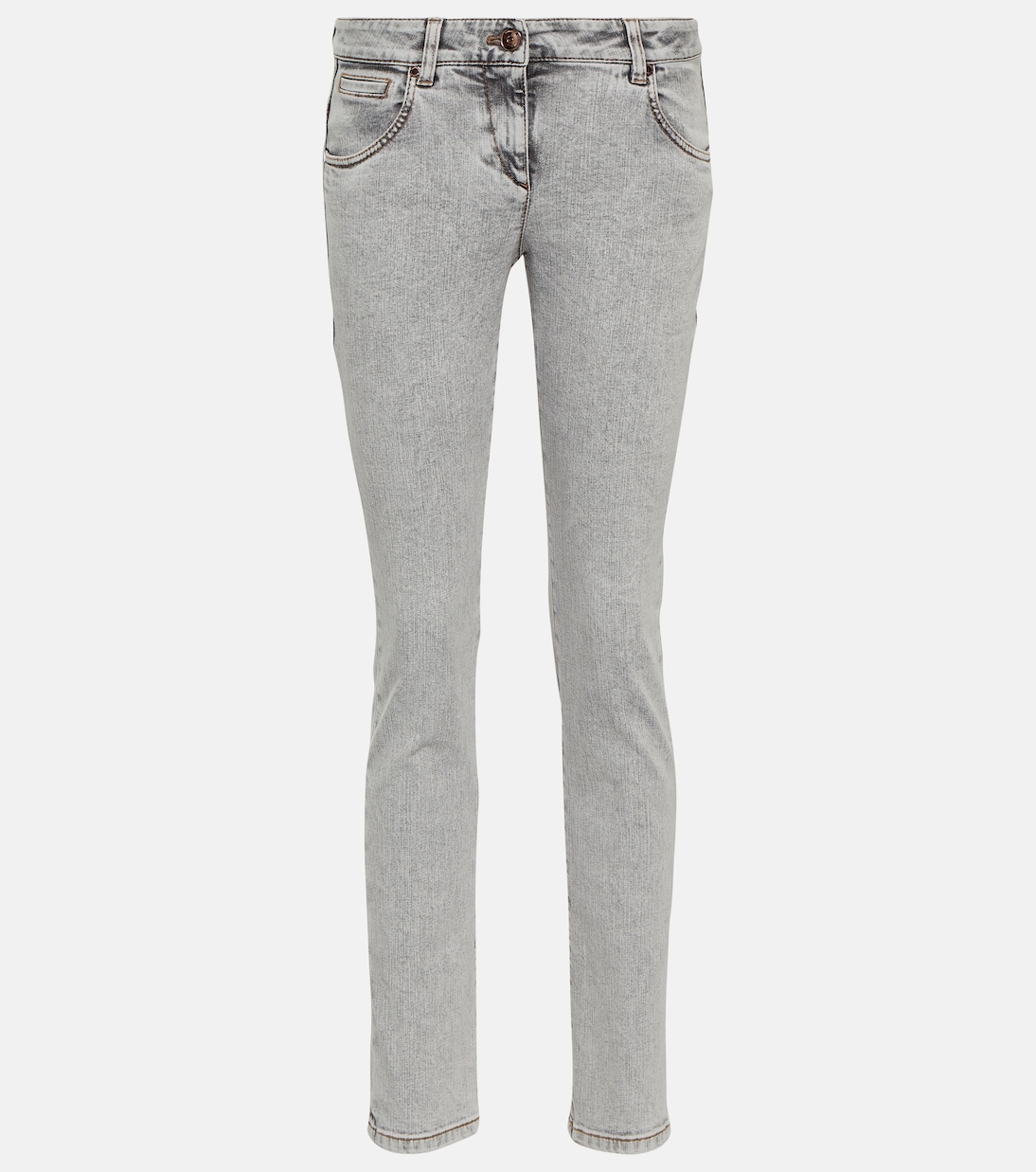 Low-Rise Skinny Jeans | Brunello Cucinelli
