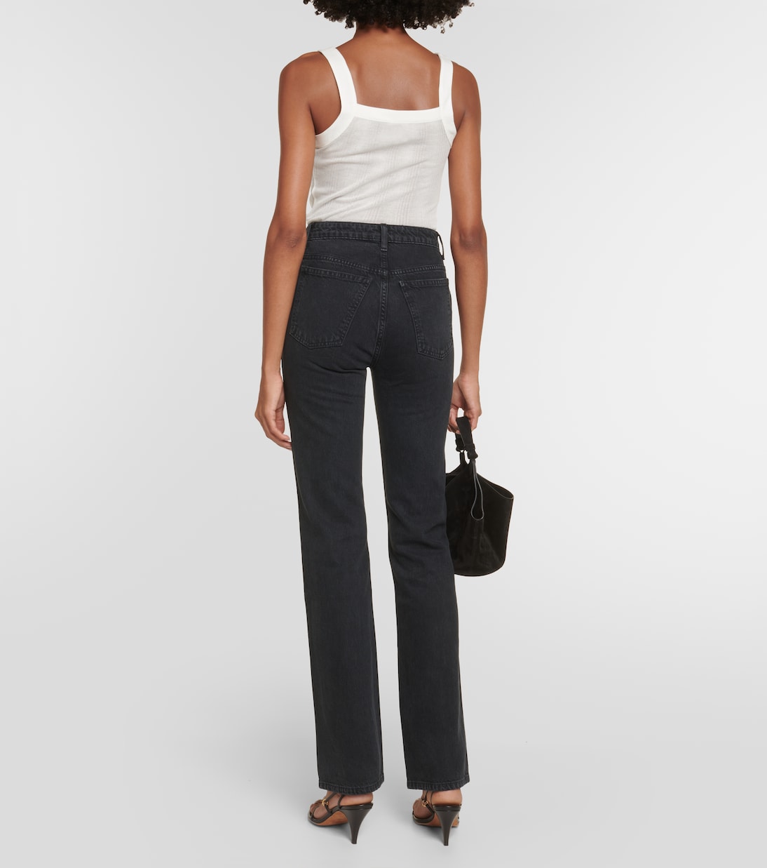 Jeans regular Danielle a vita alta | Khaite