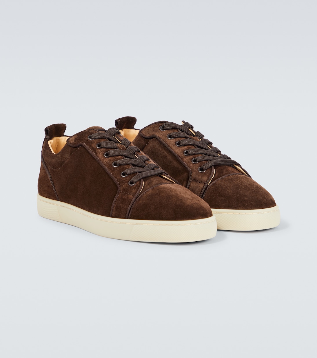Baskets Louis Junior en daim | Christian Louboutin