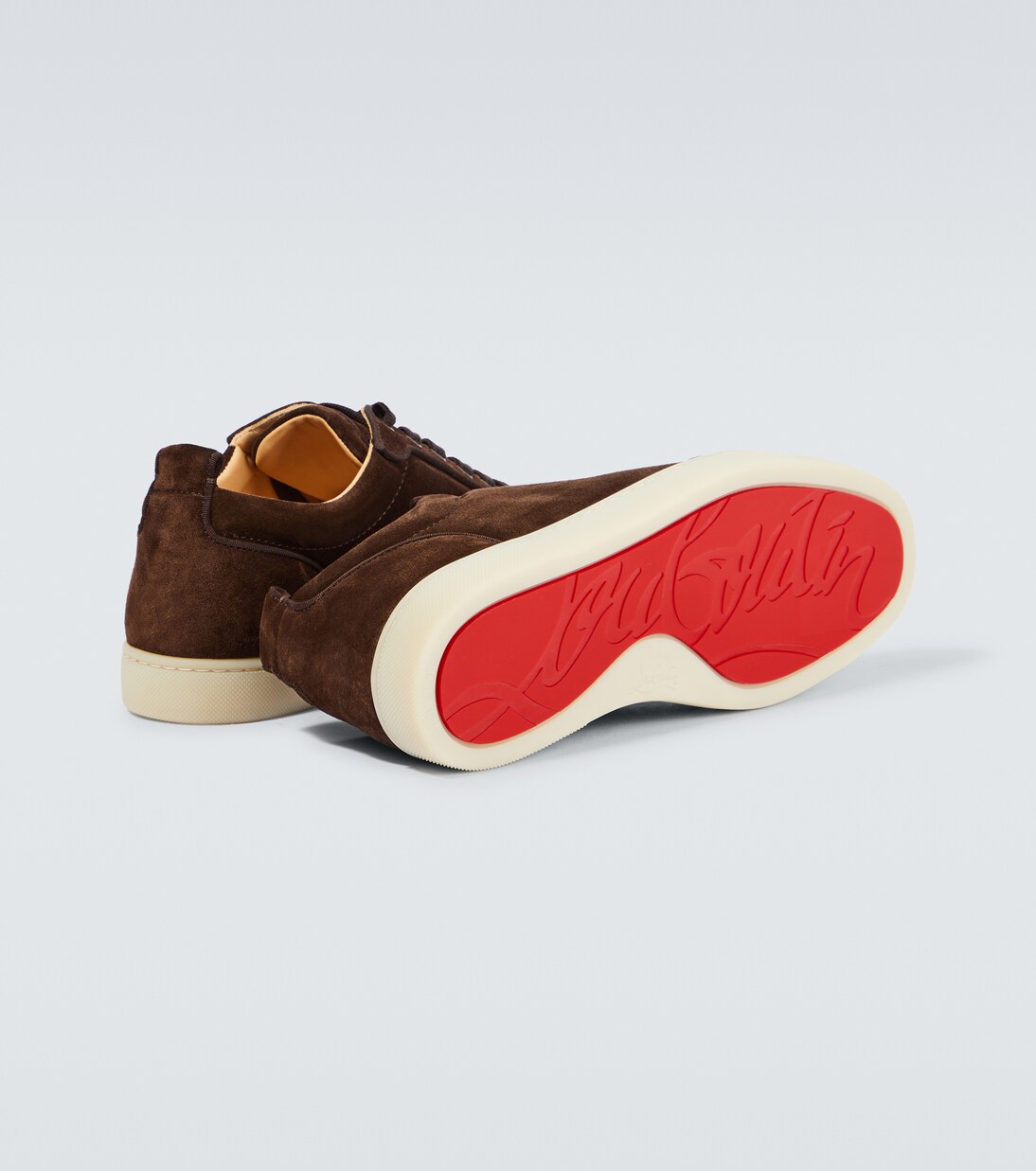 Baskets Louis Junior en daim | Christian Louboutin