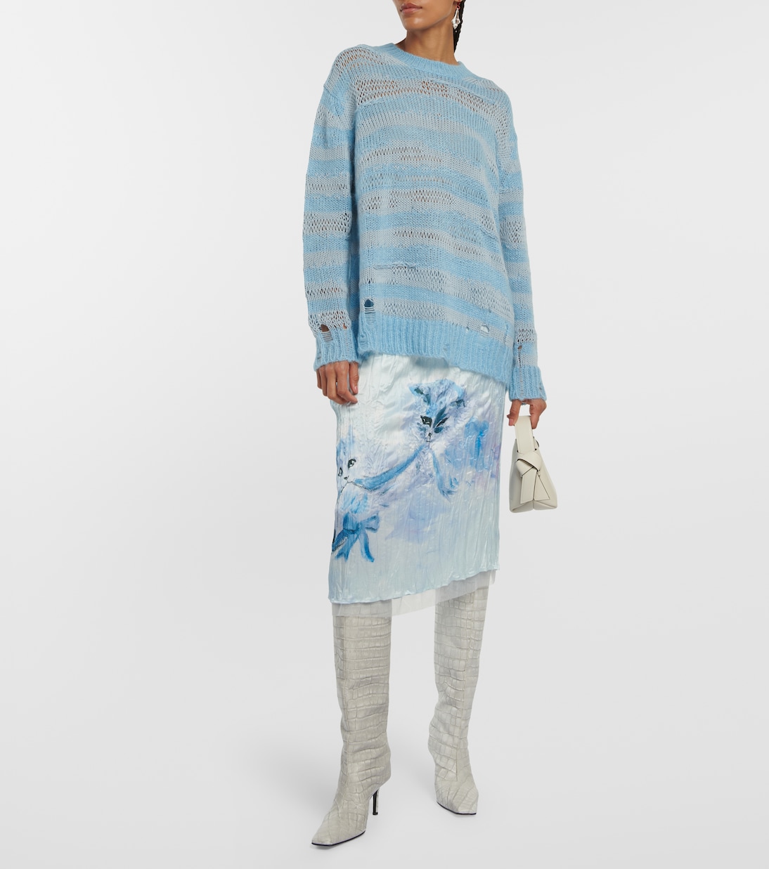Jersey a rayas con efecto envejecido | Acne Studios