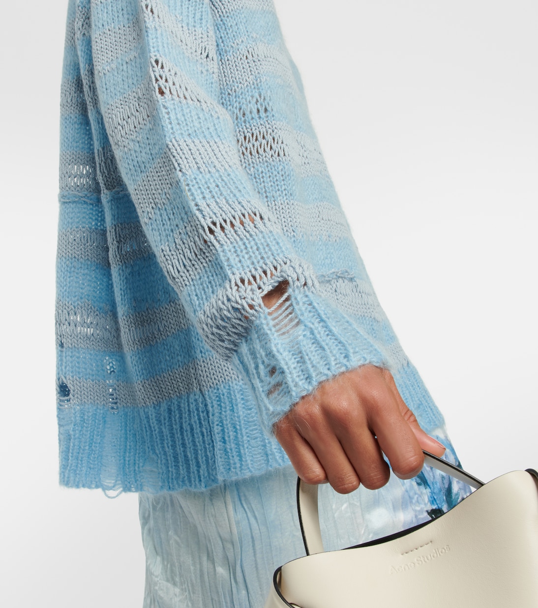 Jersey a rayas con efecto envejecido | Acne Studios