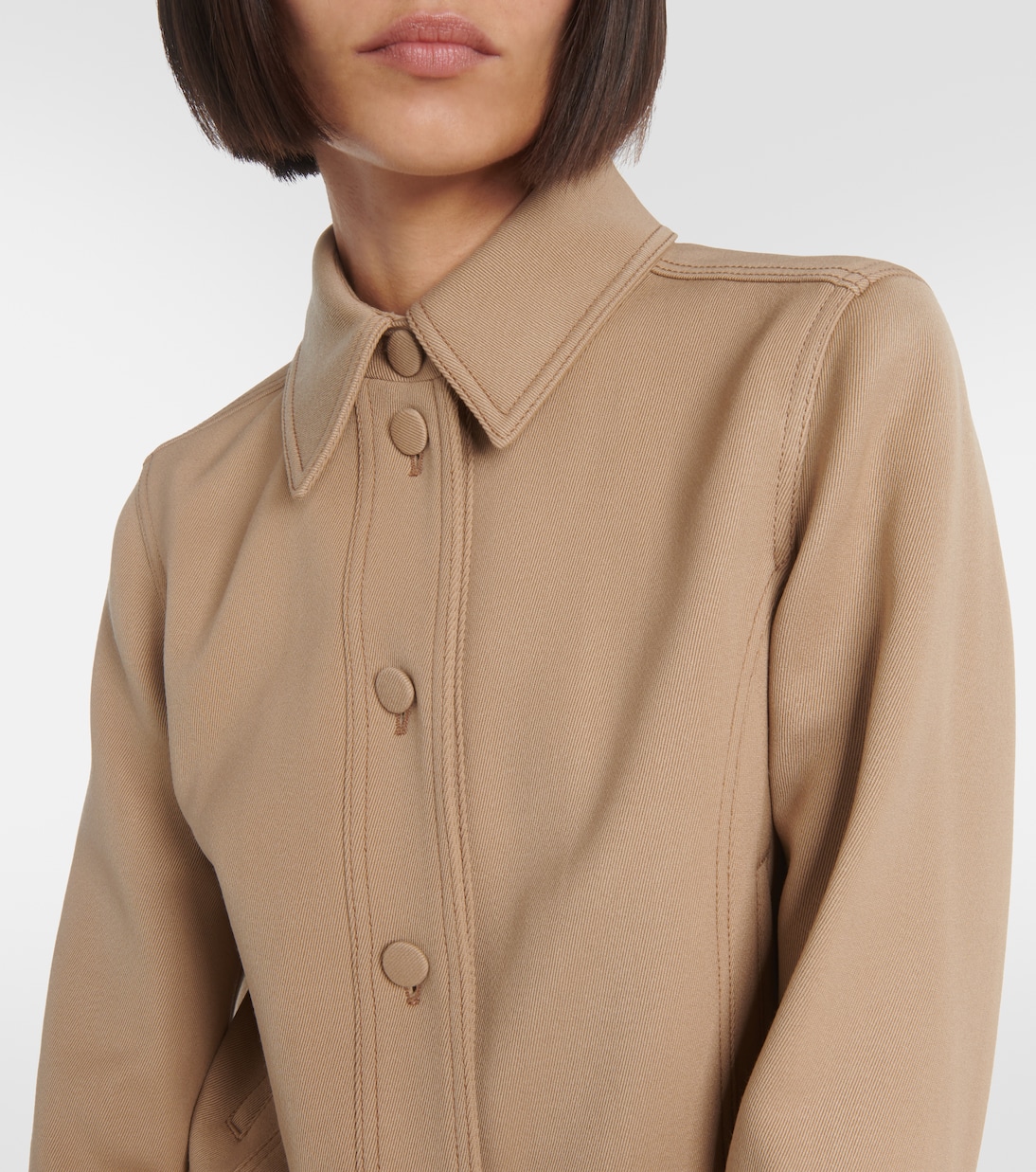 Veste raccourcie Thereza en laine vierge | Gabriela Hearst