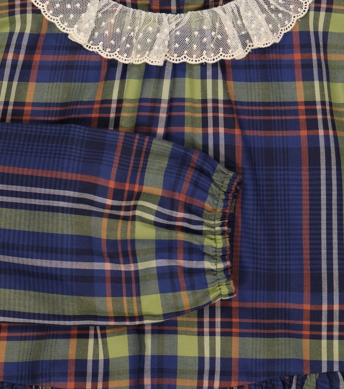 Vestido Thays de algodón con tartán | Bonpoint