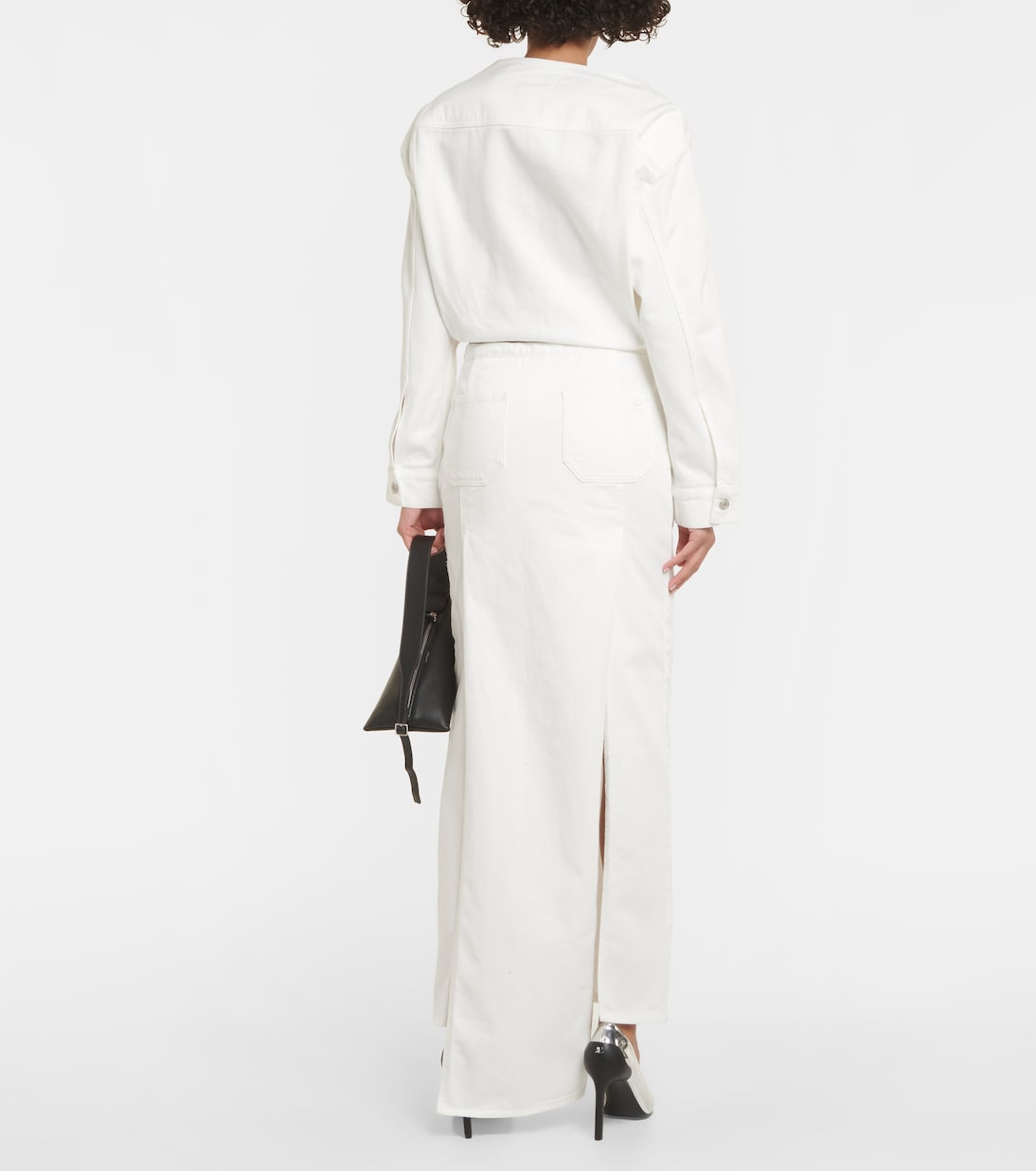 Jupe longue en jean | Courrèges