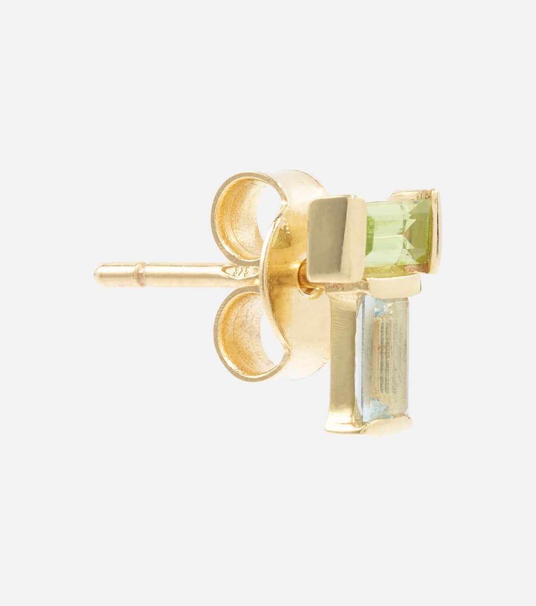 Boucles d'oreilles Tu Y Yo en or 9 ct et pierres précieuses  | Aliita
