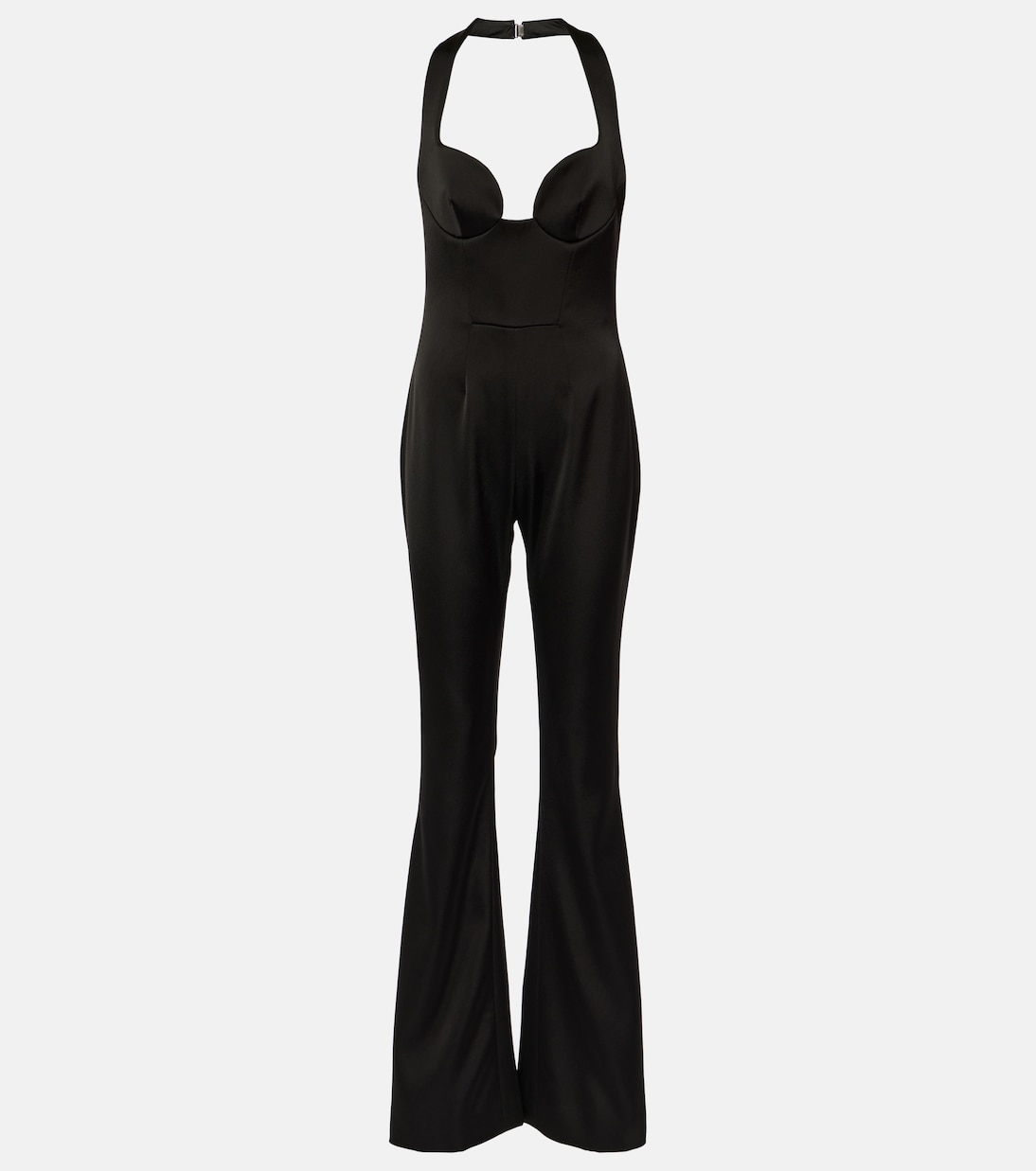 Mono flared con cuello halter | Galvan
