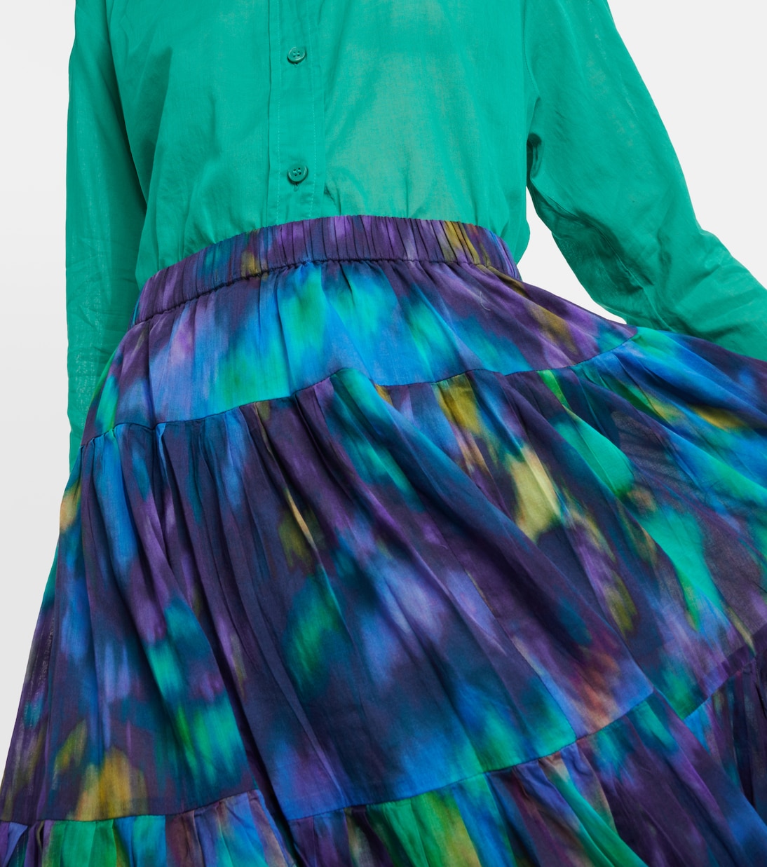 Elfa printed cotton midi skirt | Marant Etoile