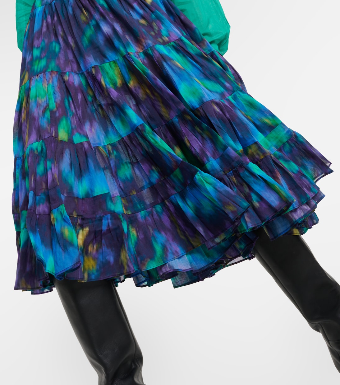 Elfa printed cotton midi skirt | Marant Etoile
