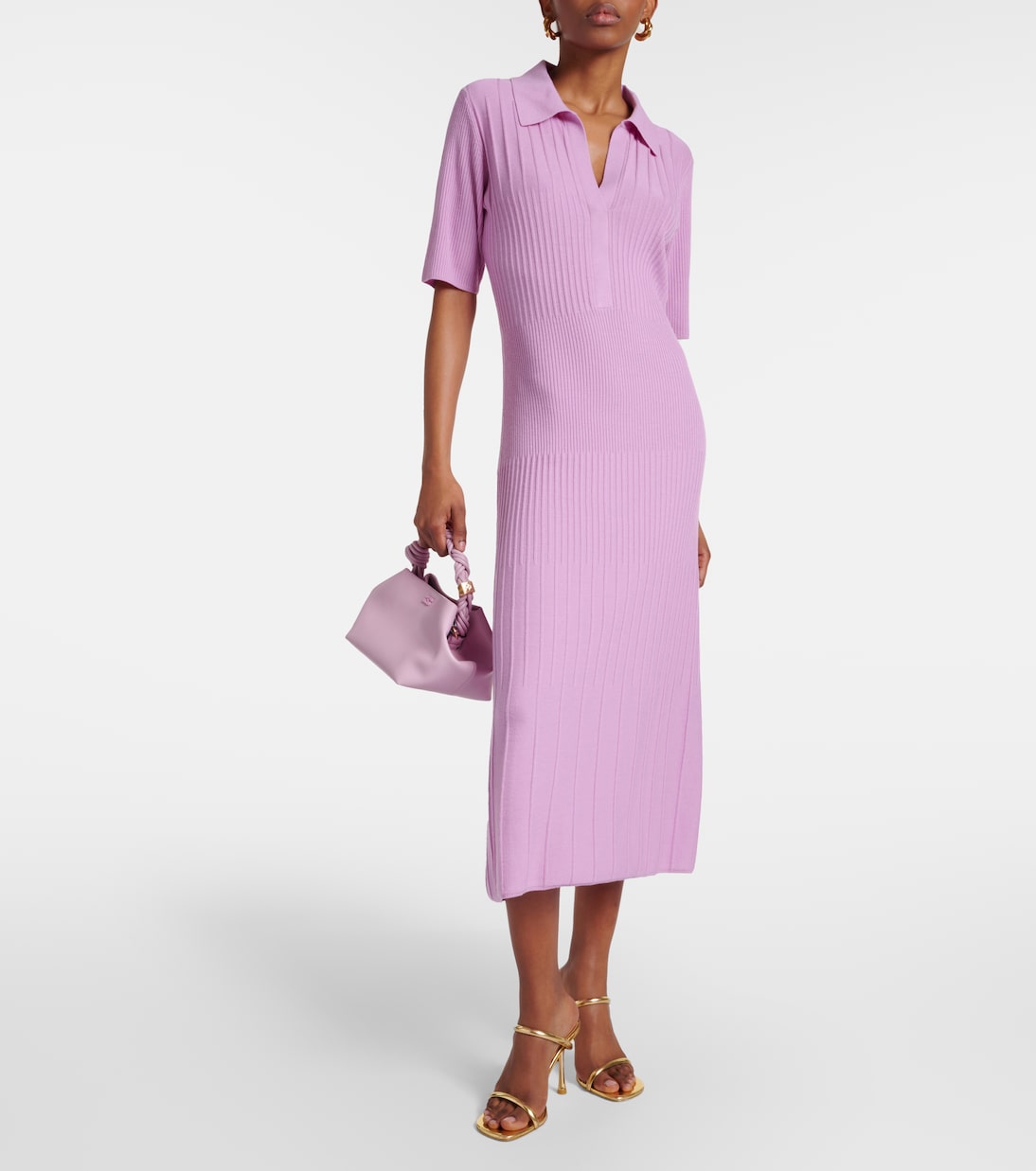 Abito midi in maglia di lana | Joseph