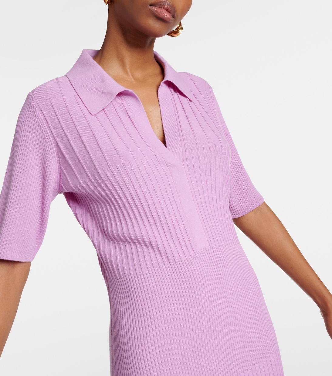 Abito midi in maglia di lana | Joseph