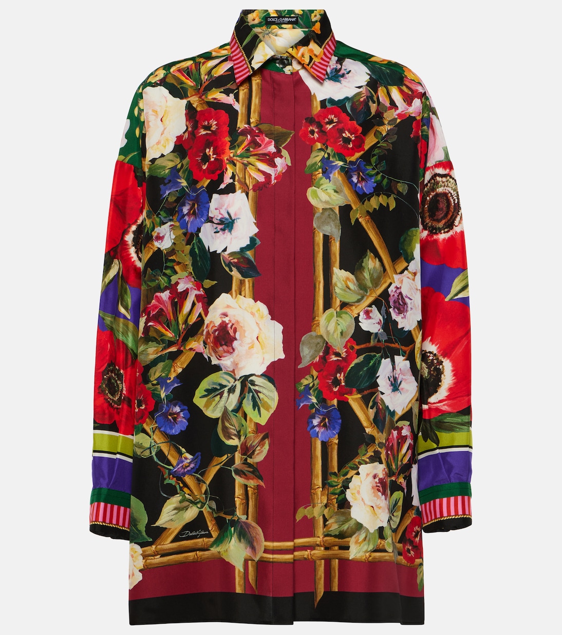 Hemdblusenkleid aus Seide | Dolce&Gabbana