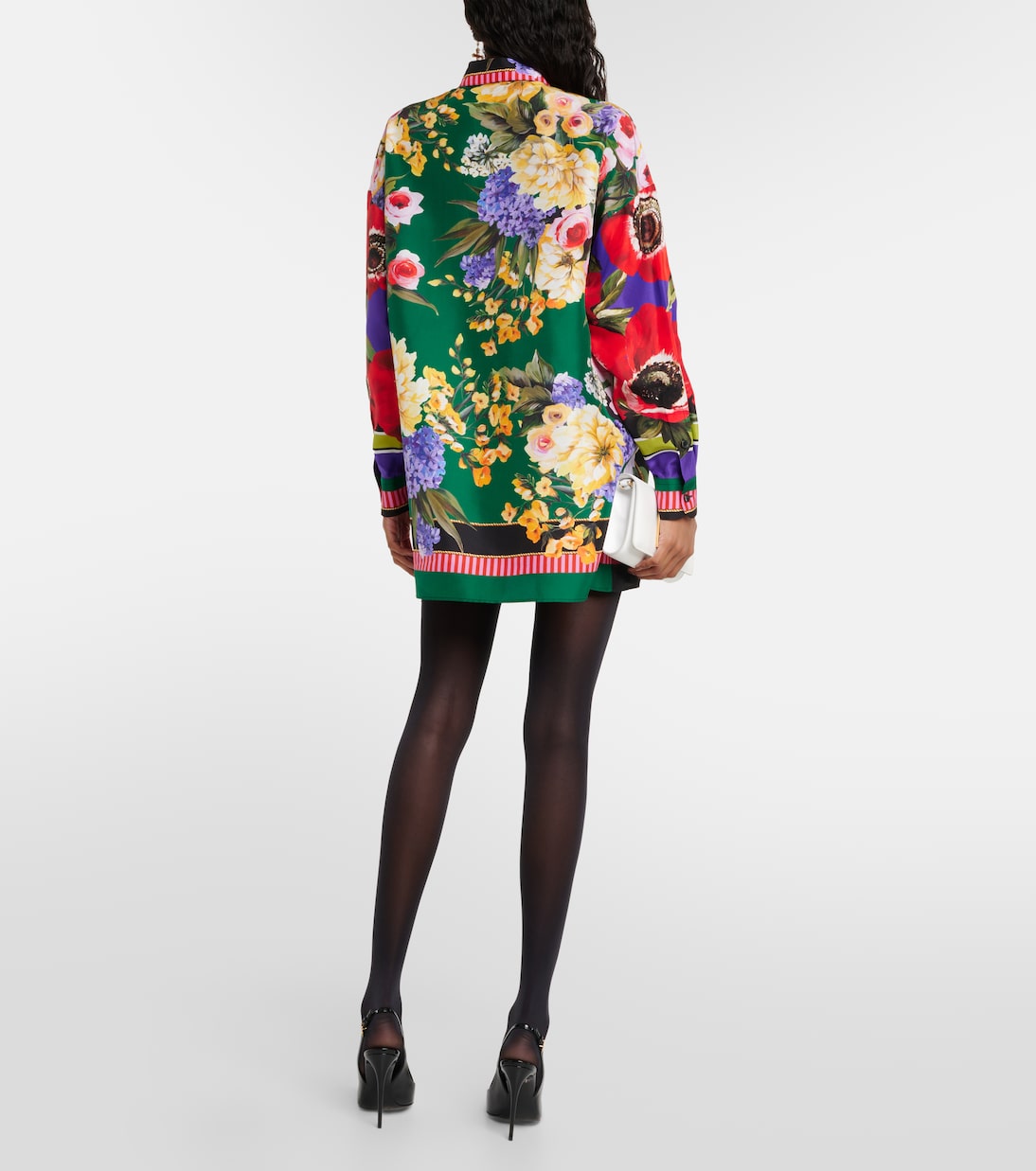Hemdblusenkleid aus Seide | Dolce&Gabbana