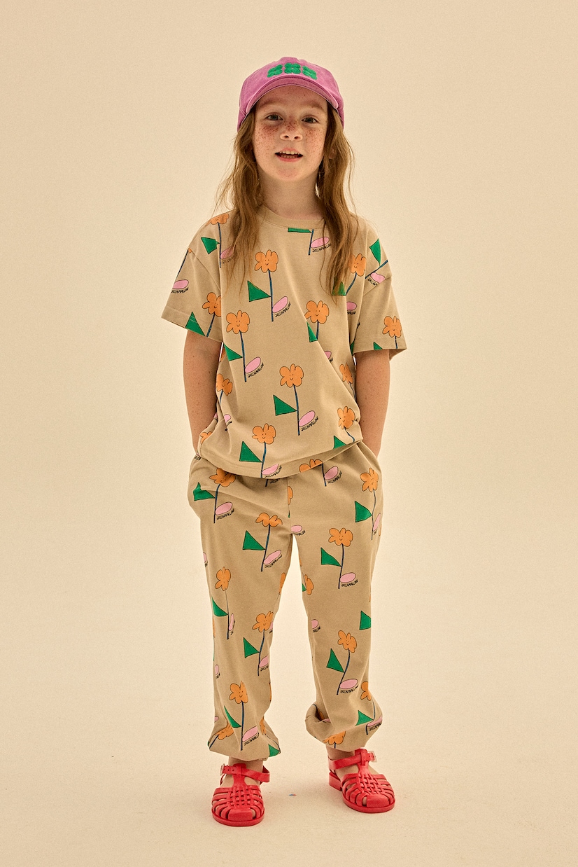 Printed velour sweatpants | Jellymallow