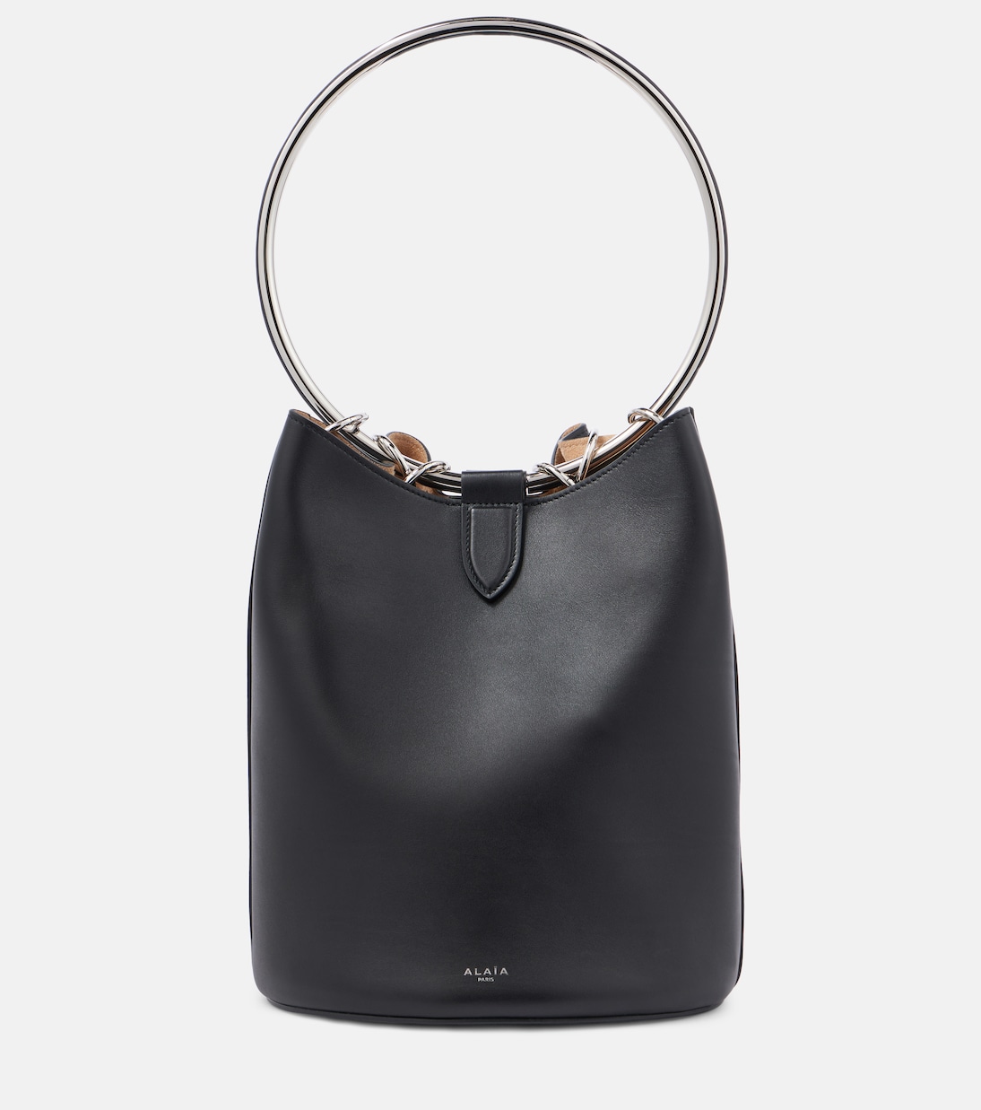 Bucket-Bag Ring Large aus Leder | Alaïa
