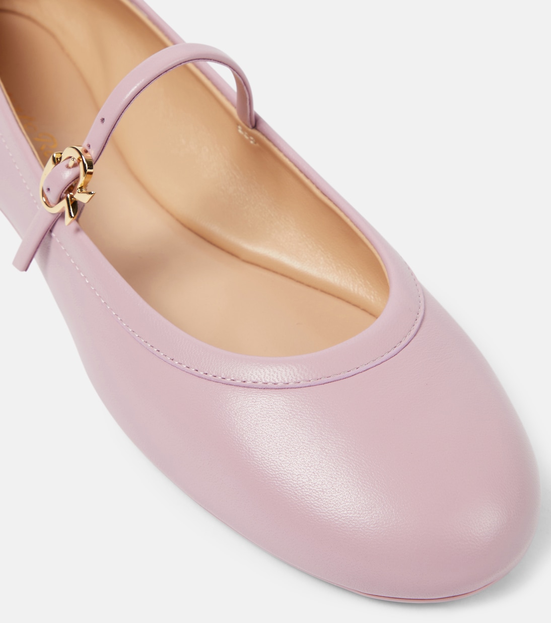 Carla leather Mary Jane flats | Gianvito Rossi