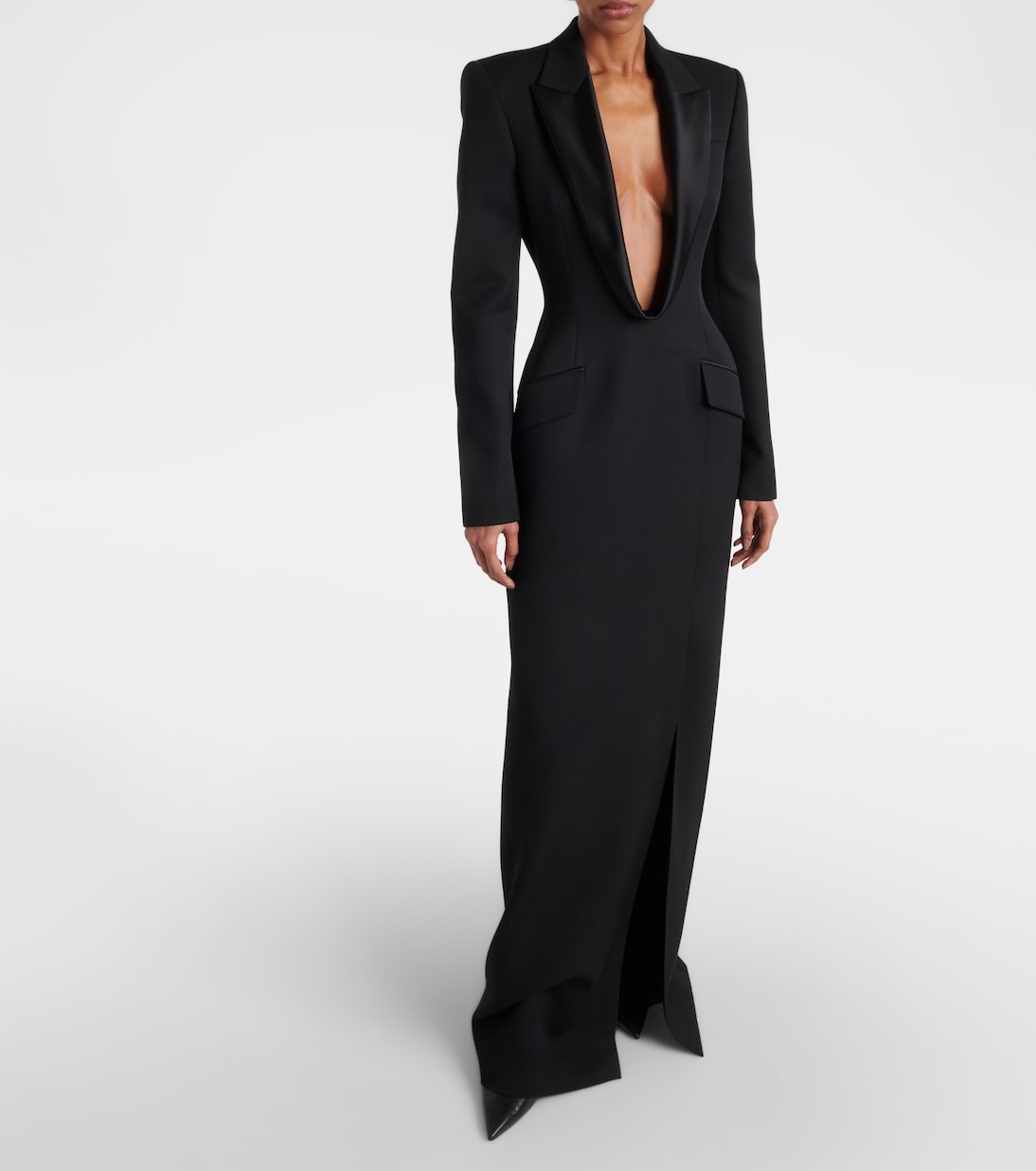 Robe longue smoking new arrivals