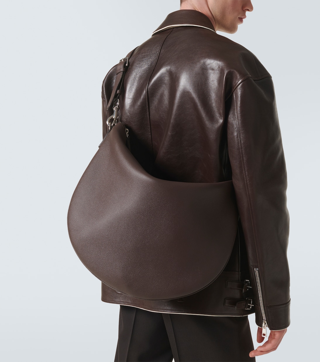 Borsa a spalla Gucci B Large in pelle | Gucci