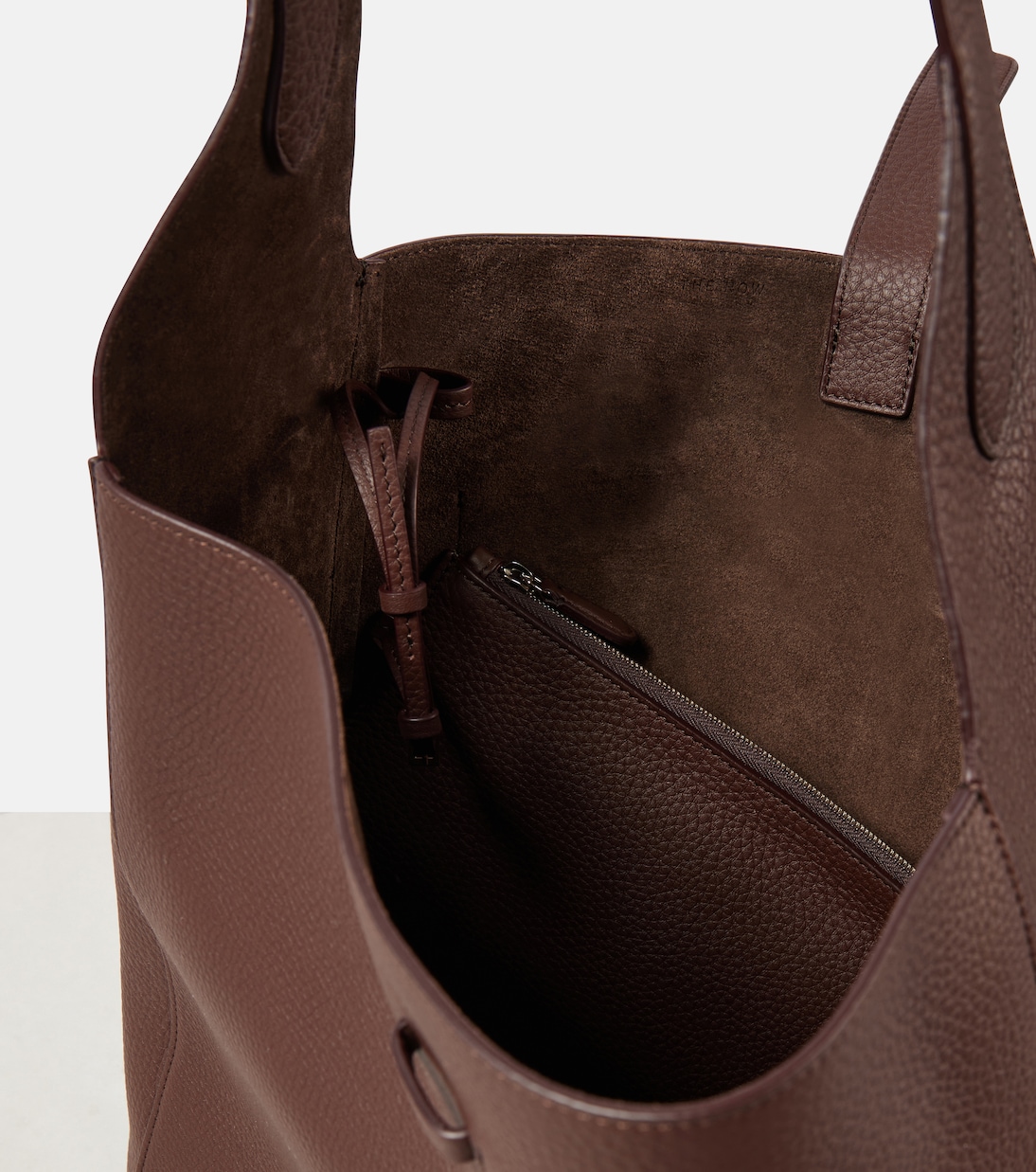 Blake leather shoulder bag in brown - The Row | Mytheresa