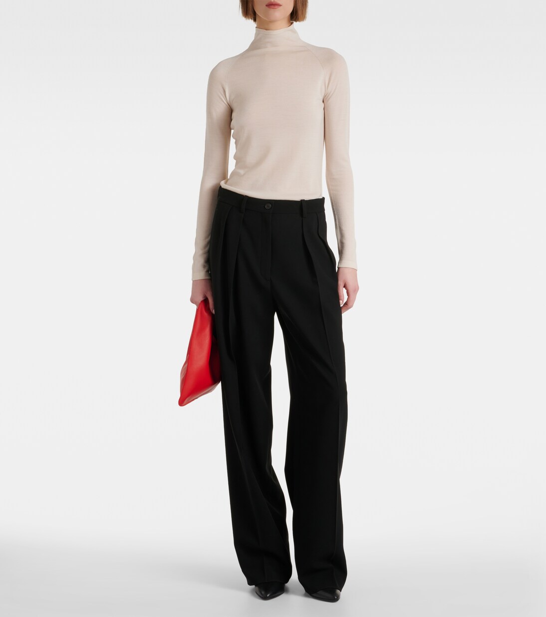 Bindle Small leather tote bag | The Row