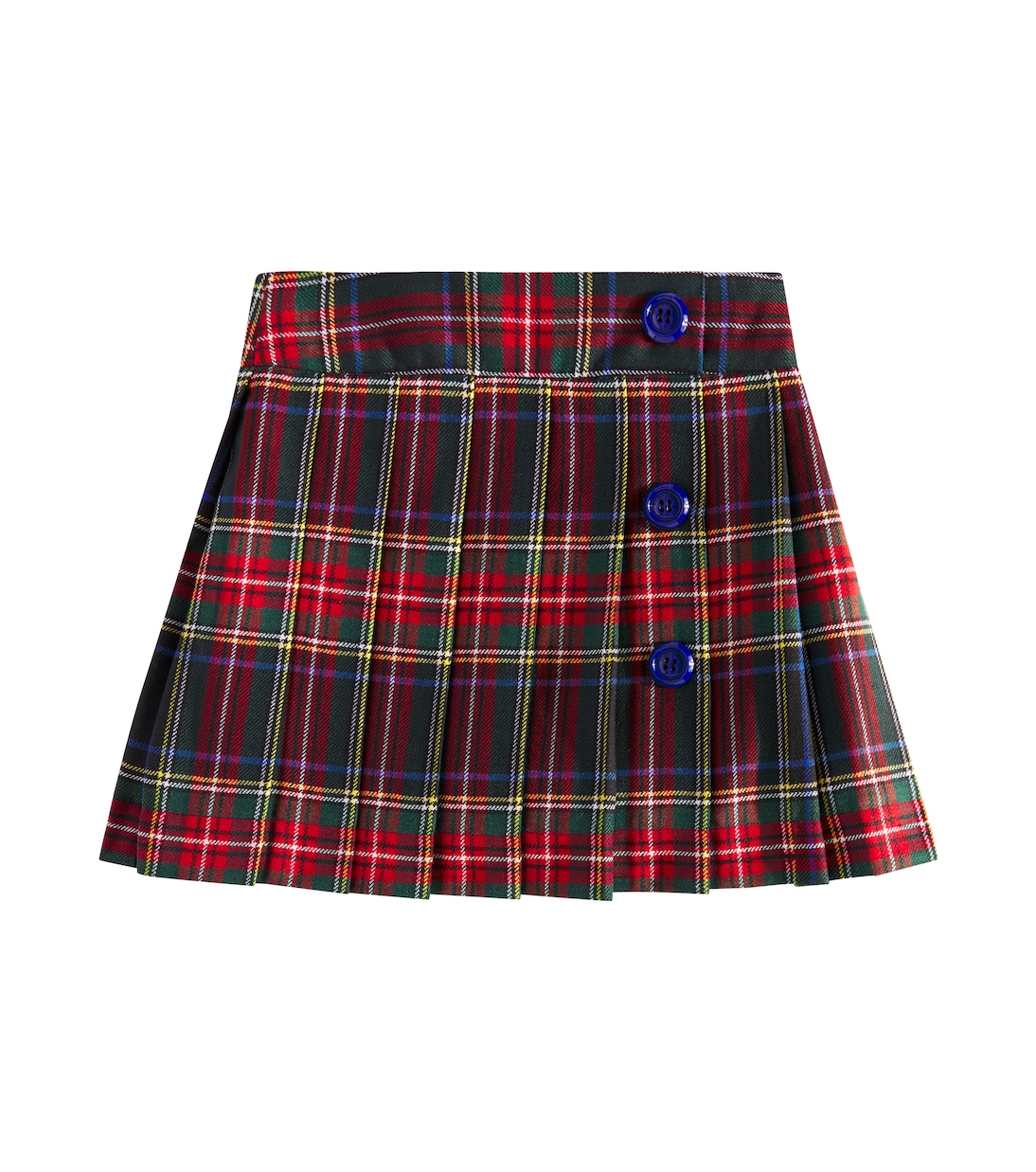 Gonna in misto lana a quadri | Dolce&Gabbana Kids