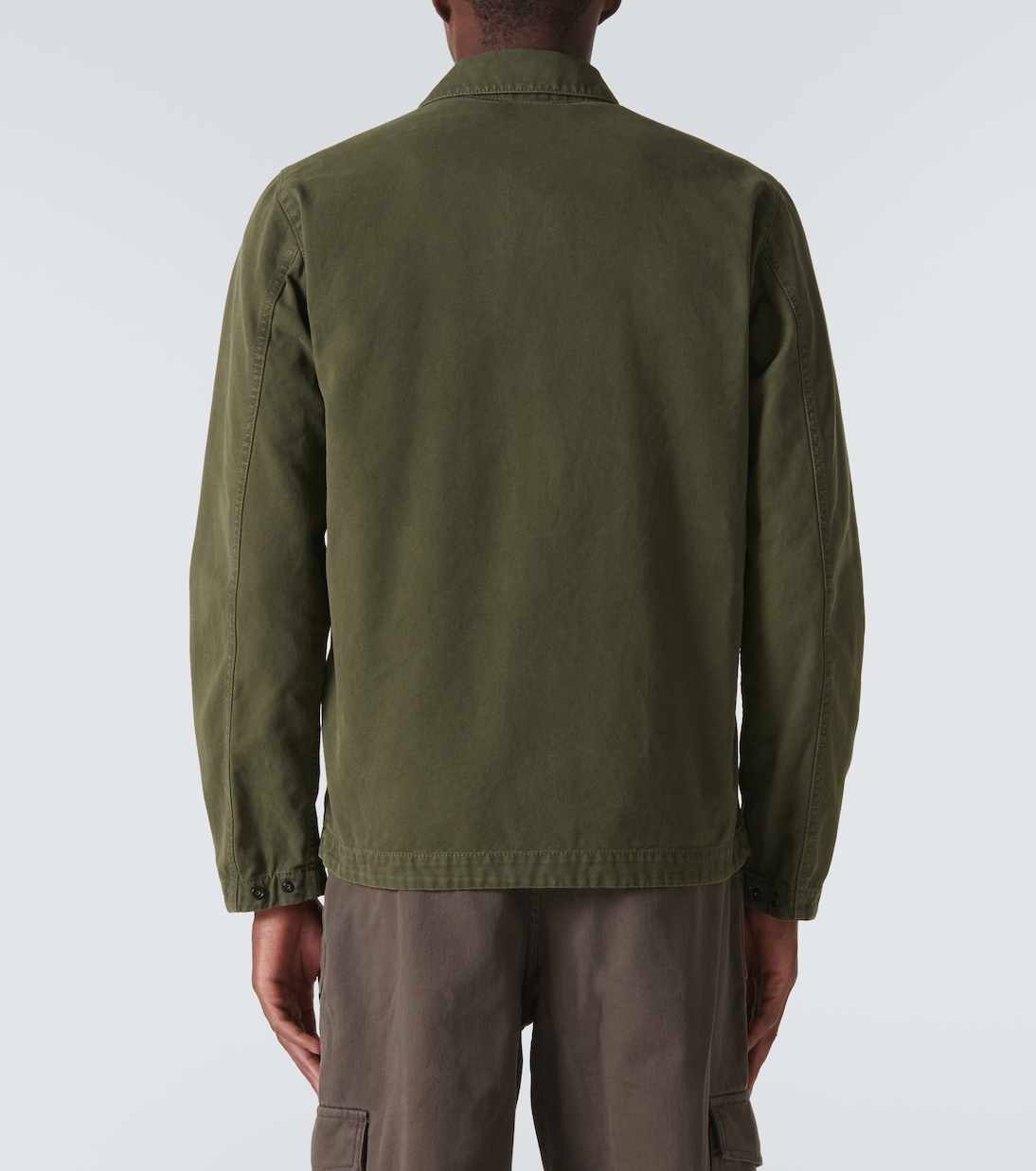 Hemdjacke Compass aus Baumwoll-Canvas | Stone Island