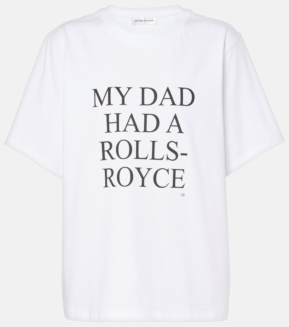 T-shirt in jersey di cotone | Victoria Beckham